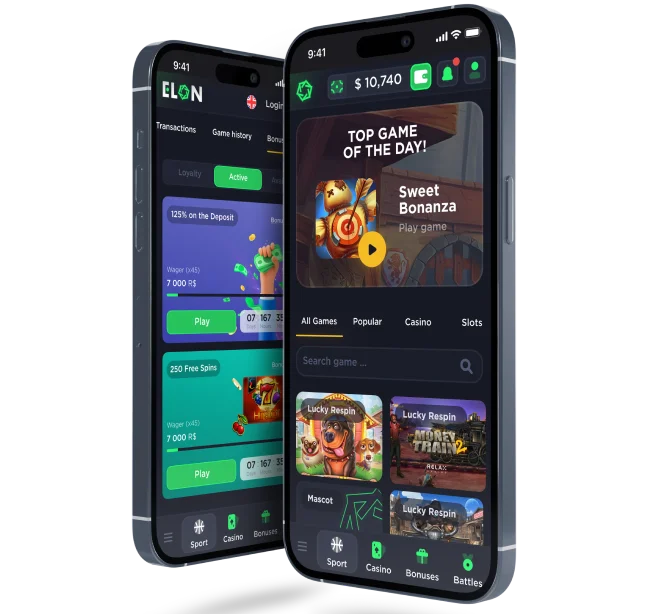 Elon Casino mobile app