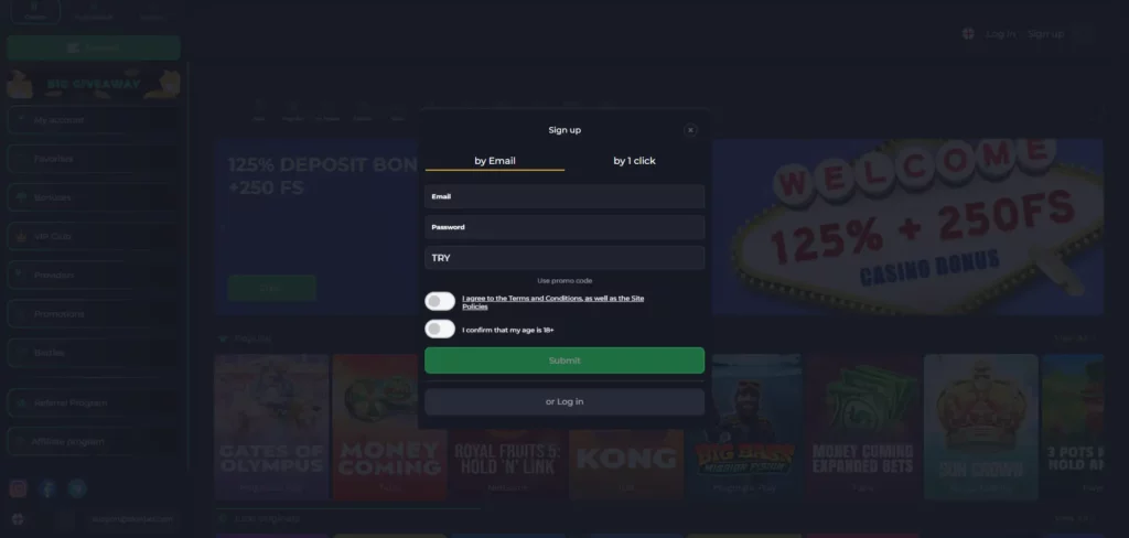 Register Elon Casino